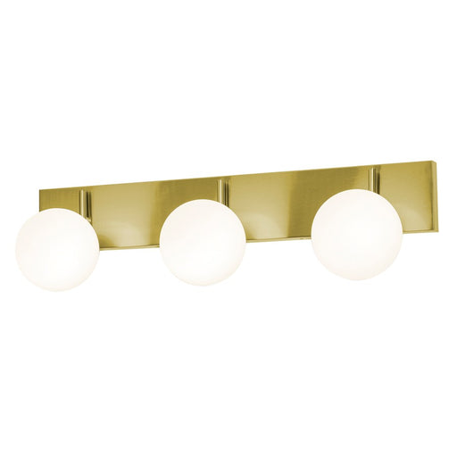 AFX Lighting Metropolitan LED 1 Light 38" Sconce, Brass/Wh