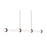 AFX Lighting Miami 1 Light Linear Pendant, Black/White