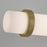 AFX Lighting Miami 1Lt Linear Pendant, Antique Brass/White