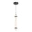 AFX Lighting Miami 1 Light 15" Pendant, Black/White - MIAP15LAJUDBK