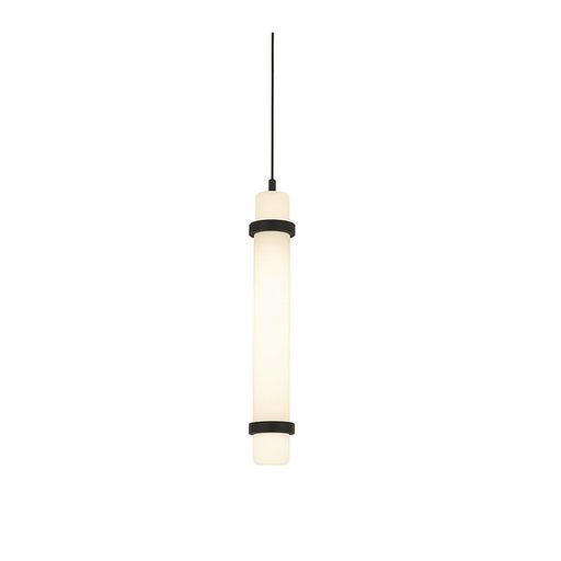 AFX Lighting Miami 1 Light 15" Pendant, Black/White