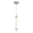 AFX Lighting Miami 1 Light 15" Pendant, Polished Chrome/White - MIAP15LAJUDPC