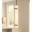 AFX Lighting Miami 1 Light 15" Pendant, Polished Chrome/White