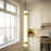 AFX Lighting Miami 1 Light 24" Pendant, Antique Brass/White
