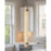 AFX Lighting Miami 1 Light 24" Pendant, Polished Chrome/White