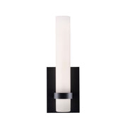 AFX Lighting Miami 1 Light Sconce, Black/White - MIAS0513LAJUDBK