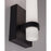 AFX Lighting Miami 1 Light Sconce, Black/White