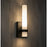 AFX Lighting Miami 1 Light Sconce, Black/White
