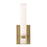 AFX Lighting Miami 1 Light Sconce, Light Antique Brass/White - MIAS0513LAJUDLB