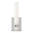 AFX Lighting Miami 1 Light Sconce, Polished Chrome/White - MIAS0513LAJUDPC