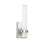 AFX Lighting Miami 1 Light Sconce, Polished Chrome/White