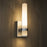 AFX Lighting Miami 1 Light Sconce, Polished Chrome/White