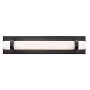 AFX Lighting Miami 1 Light 18" Vanity, Black/White - MIAV1804LAJUDBK