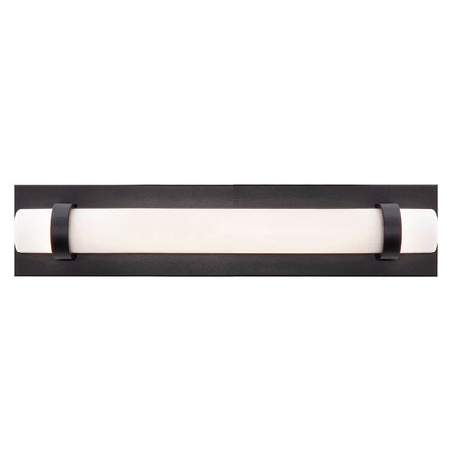 AFX Lighting Miami 1 Light 18" Vanity, Black/White - MIAV1804LAJUDBK