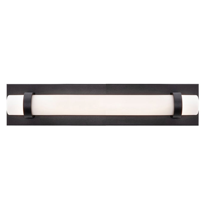 AFX Lighting Miami 1 Light 18" Vanity, Black/White - MIAV1804LAJUDBK