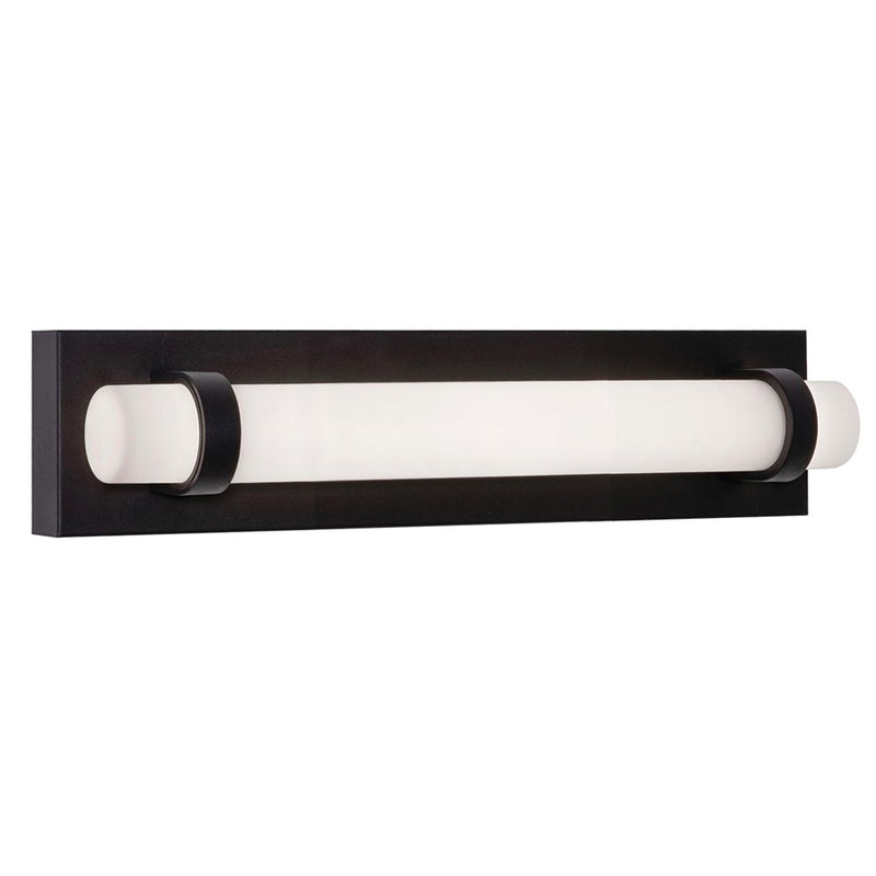AFX Lighting Miami 1 Light 18" Vanity, Black/White