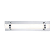 AFX Lighting Miami 1 Light 18" Vanity, Polished Chrome/White - MIAV1804LAJUDPC