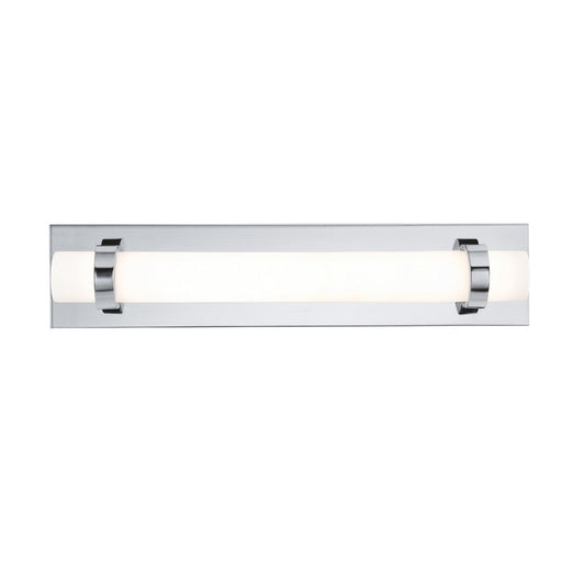 AFX Lighting Miami 1 Light 18" Vanity, Polished Chrome/White - MIAV1804LAJUDPC