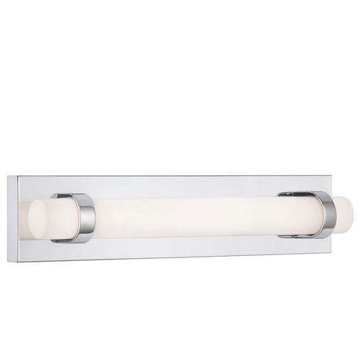 AFX Lighting Miami 1 Light 18" Vanity, Polished Chrome/White