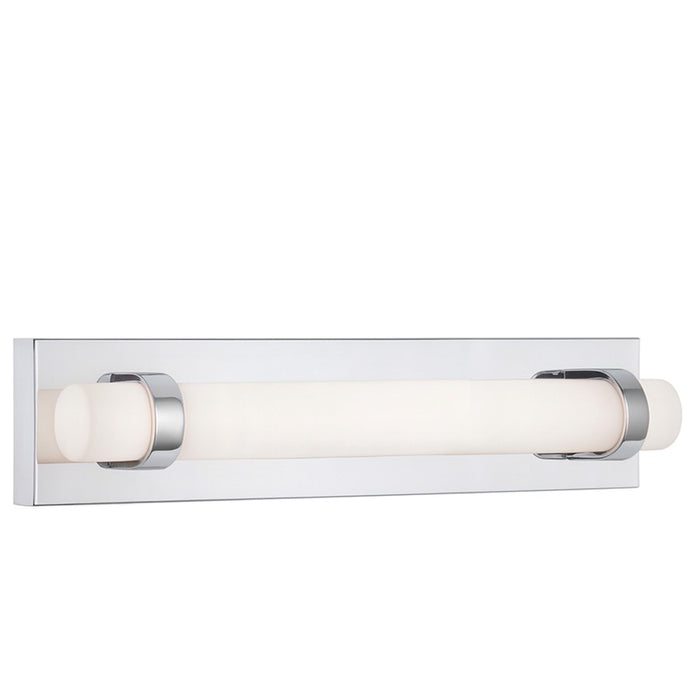 AFX Lighting Miami 1 Light 18" Vanity, Polished Chrome/White