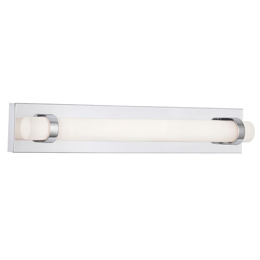 AFX Lighting Miami 1 Light 24" Vanity, Polished Chrome/White
