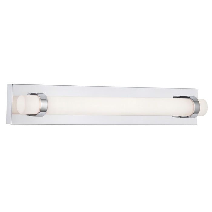 AFX Lighting Miami 1 Light 24" Vanity, Polished Chrome/White