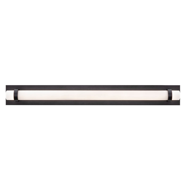 AFX Lighting Miami 1 Light 36" Vanity, Black/White - MIAV3604LAJUDBK