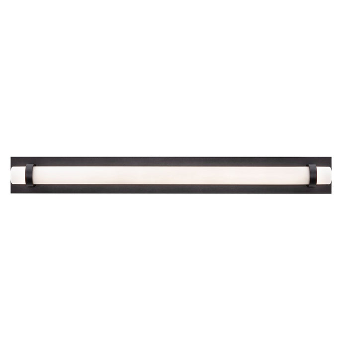 AFX Lighting Miami 1 Light 36" Vanity, Black/White - MIAV3604LAJUDBK