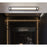 AFX Lighting Miami 1 Light 36" Vanity, Black/White