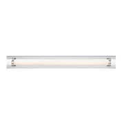 AFX Lighting Miami 1 Light 36" Vanity, Polished Chrome/White - MIAV3604LAJUDPC