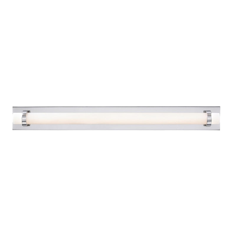 AFX Lighting Miami 1 Light 36" Vanity, Polished Chrome/White - MIAV3604LAJUDPC