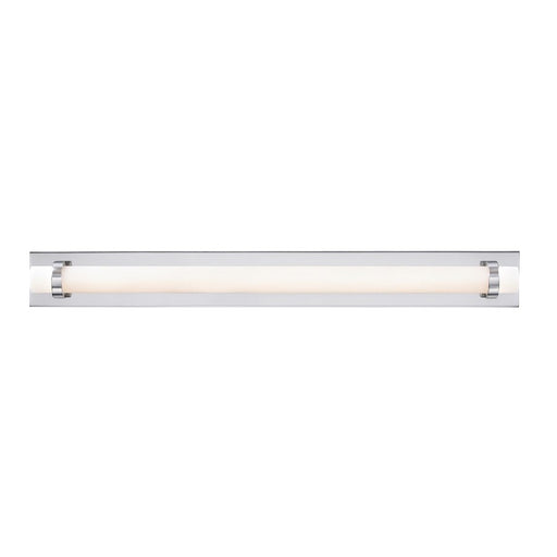 AFX Lighting Miami 1 Light 36" Vanity, Polished Chrome/White - MIAV3604LAJUDPC