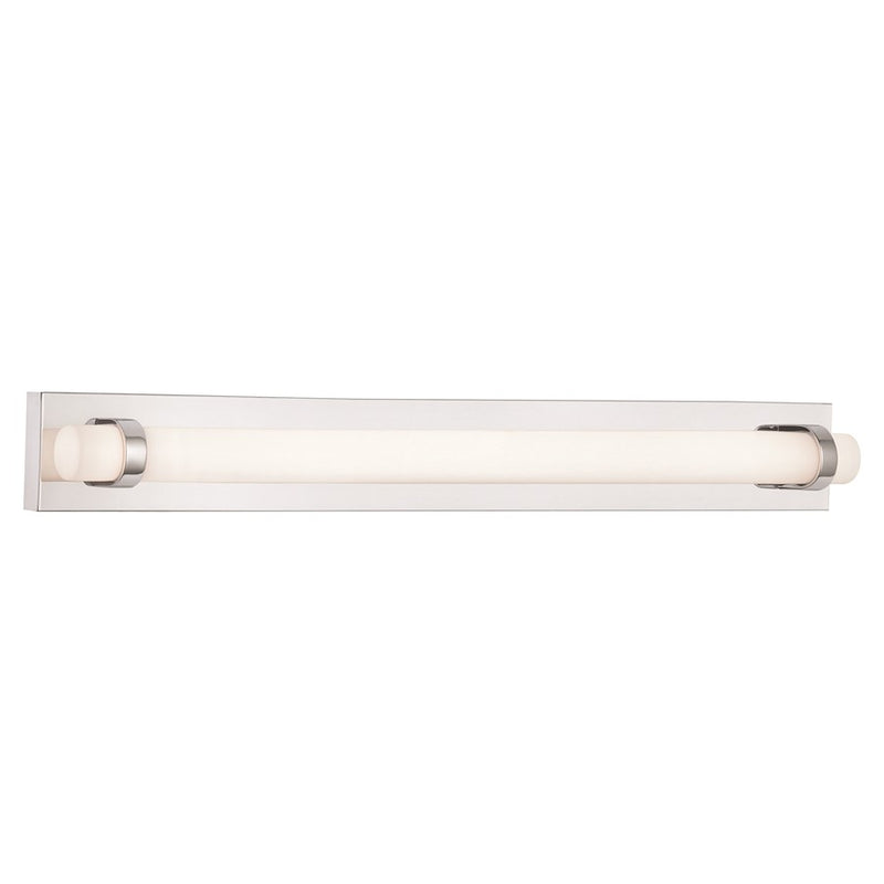 AFX Lighting Miami 1 Light 36" Vanity, Polished Chrome/White