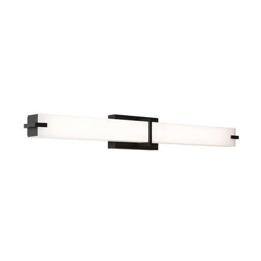 AFX Lighting Miller 1 Light 36" Vanity Light, Black/White
