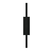 AFX Mono 26in 1-Light Outdoor Wall Sconce | Modern Black and White Acrylic | Patio & Entryway | 5 x 4 x 26 in | Model MNOW0526LAJUDBK