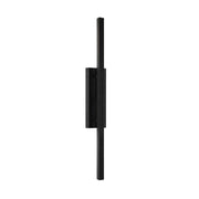 AFX Mono 38in 1-Light Outdoor Wall Sconce | Modern Black and White Acrylic | Patio & Entryway | 5 x 4 x 38 in | Model MNOW0538LAJUDBK