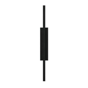 AFX Mono 38in 1-Light Outdoor Wall Sconce | Modern Black and White Acrylic | Patio & Entryway | 5 x 4 x 38 in | Model MNOW0538LAJUDBK