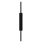AFX Mono 50in LED Outdoor Wall Sconce | Modern Black Aluminum and White Acrylic | Patio & Exterior Wall | 1300 Lumens, 5-CCT | Model MNOW0550LAJUDBK