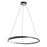 AFX Lighting Oberon 1 Light 32" Pendant, Black/White