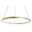AFX Lighting Oberon 1 Light 32" Pendant, Brass/White - OBRP32LAJUDLB