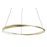 AFX Lighting Oberon 1Lt 40'' LED Pendant, Brass/White - OBRP40LAJUDLB