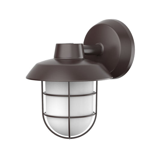 AFX Lighting Odell 1 Light 9" Outdoor Sconce, Bronze/White - ODEW0709LAJENBZ