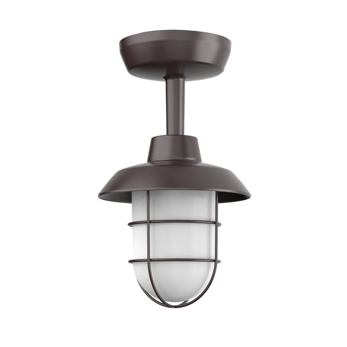 AFX Lighting Odell 1 Light 9" Outdoor Sconce, Bronze/White