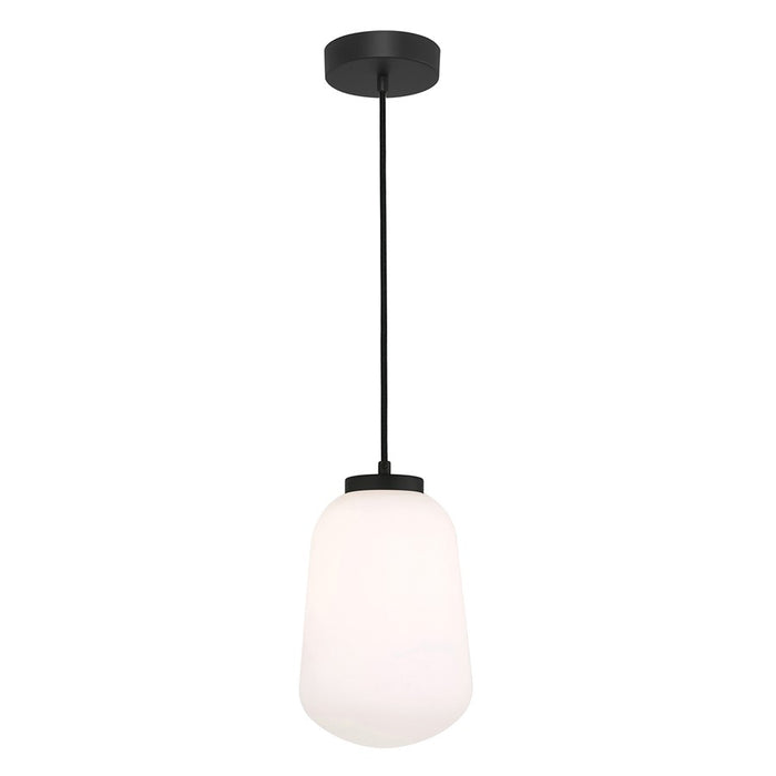 AFX Lighting Olivia 1Lt 7" LED Pendant, Black/White