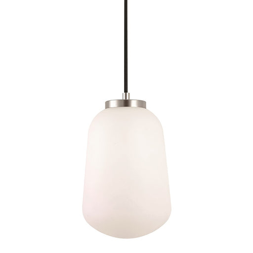 AFX Lighting Olivia 1Lt 7" LED Pendant, Chrome/White - OLIP07LAJUDPC