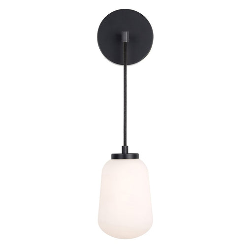 AFX Lighting Olivia 1Lt 14" LED Wall Sconce, Black/White