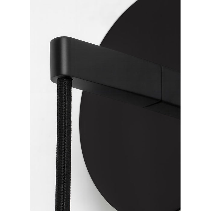 AFX Lighting Olivia 1Lt 14" LED Wall Sconce, Black/White