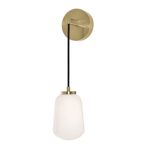 AFX Lighting Olivia 1Lt 14" LED Wall Sconce, Brass/White - OLIS0514LAJUDLB