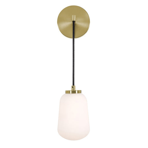 AFX Lighting Olivia 1Lt 14" LED Wall Sconce, Brass/White