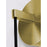 AFX Lighting Olivia 1Lt 14" LED Wall Sconce, Brass/White